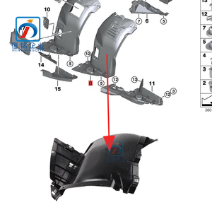 Blister Garniture de garde-boue avant 51717154416 pour <span class=keywords><strong>BMW</strong></span> Série 3 E92 E93 Ailes de pneu - Product Image 1