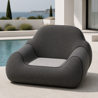 Chaise longue gonflable de piscine en tissu PVC de qualité supérieure, radeau aquatique pour adultes, plage d'été, piscine