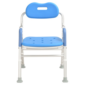Chaise de douche pliable, réglage de la hauteur sur 5 niveaux, siège antidérapant pour une utilisation en toute sécurité dans la salle de bain - Product Image 1