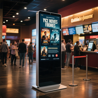 Pour COSUN 43-65 pouces HD LCD signalisation numérique verticale panneau de publicité électronique intelligent écran tactile affichage au sol IP65