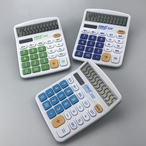 Joinus 837C Calculator 12 Digit Color Keypad Large Screen Office Home Use - Product Image 1