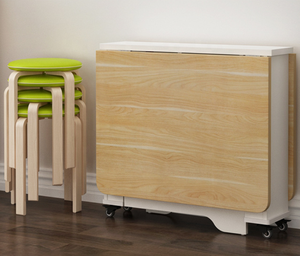 Taburete/Silla Redonda de Cuero Sintético para Comedor, Muebles para Sala de Estar y Comedor - Product Image 5