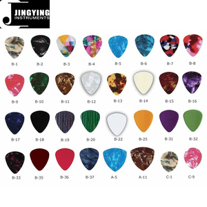 Jingying 2025 – Médiators en plastique celluloid de Chine pour guitares électriques et basses - Product Image 2