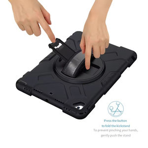 Étui de protection pour tablette Samsung <span class=keywords><strong>Galaxy</strong></span> <span class=keywords><strong>Tab</strong></span> <span class=keywords><strong>a</strong></span> 10.5 pouces <span class=keywords><strong>2018</strong></span> T590/T595, robuste, avec dragonne, antichoc, fin - Product Image 6