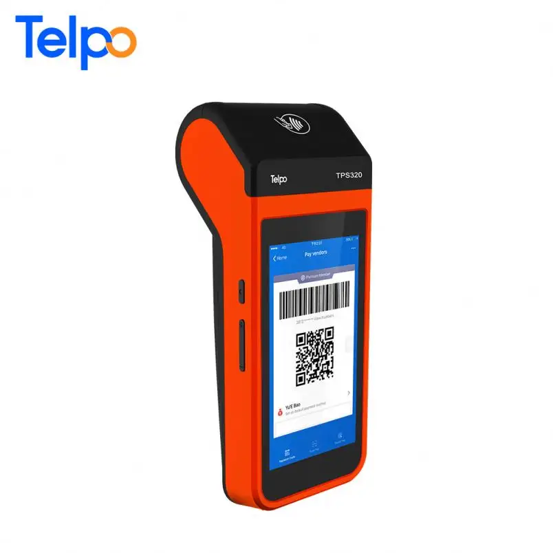 Telepower TPS320 الباركود المحمولة المدفوعة مسبقا بطاقة ممغنطة انتقاد آلة POS للدفع/اليانصيب/حافلة التذاكر