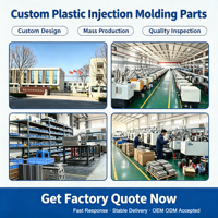 Aksesoris Plastik Industri Cetak Injeksi Kustom ABS PP PC POM PE HDPE PVC untuk Mesin dan Trailer Pertanian