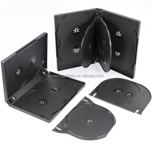 Caja de Plástico para CD/DVD al por Mayor, Negra y Transparente, para Almacenamiento de Discos, Caja Individual para 7/8 Discos, Funda para DVD, Paquete de Cajas para Múltiples Discos - Product Image 6