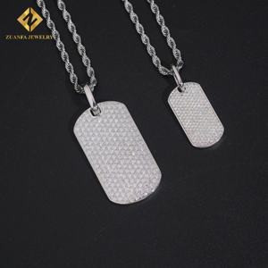 Colgante de Hip Hop con Diamantes Simulados, Certificado GRA, Personalizado, Joyería Hip Hop, Plata 925, Moissanita VVS - Product Image 1