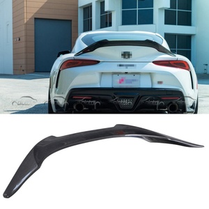 Aileron de coffre en carbone style V, becquet de coffre, spoiler arrière pour Toyota Supra MK5 A90 A91 GR 2019+ - Product Image 3
