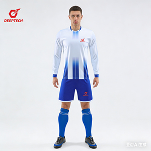 Conjunto de Uniforme de Fútbol Personalizado 25/26 para Hombre, Tela Transpirable de Secado Rápido, Camiseta de Fútbol para Entrenamiento de Equipo, Venta al por Mayor en EE. UU. - Product Image 5