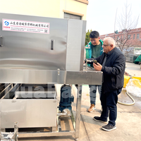 Machine de lavage entièrement automatique pour conteneurs en plastique, équipement industriel de nettoyage et de désinfection pour plateaux, caisses et paniers