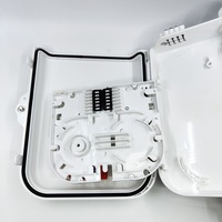 Boîte de Protection à Fibre Optique Blanche Imperméable à Chaud IP65 NAP ODP 12 Boîte de Distribution à Fibre Optique Extérieure à 8 Noyaux