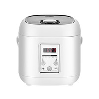 Mini-cuiseur électrique multifonction intelligent antiadhésif 2L - Marmite portable pour soupe et ragoût avec fonction maintien au chaud