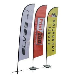 Bán sỉ lông cờ Kính thiên văn biểu ngữ đứng với chéo cơ sở hai mặt in ấn cho triển lãm thương mại gian hàng biểu tượng tùy chỉnh - Product Image 1