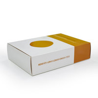 Caja de Papel Plegable para Cuidado de la Piel con Tapa Superior Abatible a Ambos Lados, Fondo con Cierre Automático, Fácil de Cerrar, Laminación Mate, Reciclable, Venta al Por Mayor