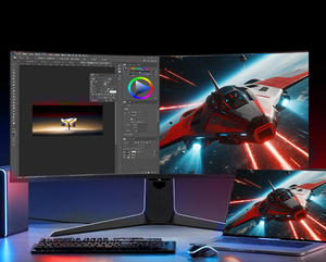 จอคอมพิวเตอร์ CN FFALCON Q8 รุ่นพิเศษ ประหยัดพลังงาน ขนาด 34 นิ้ว ความละเอียด 3440x1440 180Hz QD-MiniLED HDR1400 1152 โซน โค้ง 1500R - Product Image 6
