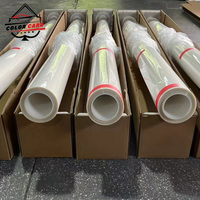 Carte de couleurs Ashland Glue PPF TPU Film de protection de peinture 1.52*15M 7.5Mil Brillant PPF TPU Noir Mat Anti-Jaunissement Film Hydrophobe