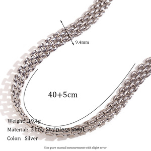 Conjunto de Joyería de Lujo Ligero para Novia, Collar y Brazalete de Acero Inoxidable 316L con Crochet Estilo <span class=keywords><strong>Dubai</strong></span>, Resistente al Agua, Chapado en Oro de 18k - Product Image 6