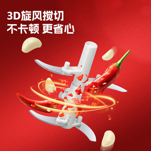 Manual Garlic Grinder With Locking Lid Portable Multi Functional Garlic Mincer For Home Use - Product Image 3