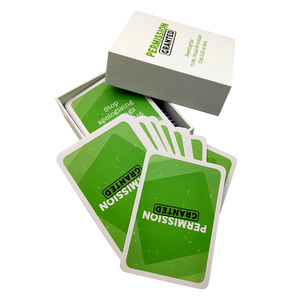 Nhà sản xuất bài chơi game tùy chỉnh với hộp 2 món, bài thể thao tùy chỉnh, in bài poker, thiệp chúc mừng - Product Image 2