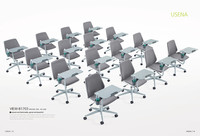Durable de Haute Qualité en gros Chaise D'ordinateur À Dossier Roues Noir chaise d'étudiant d'école