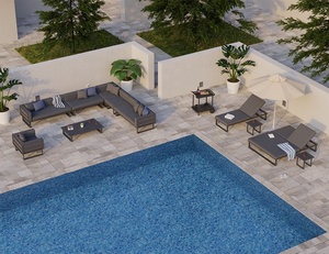 ปรับแต่งชุดเฟอร์นิเจอร์กลางแจ้งสำหรับสวน รีสอร์ท โรงแรม วิลล่า ลานบ้าน - Product Image 5