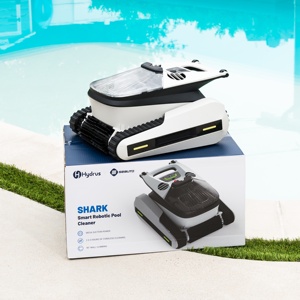 Nettoyeur de piscine automatique sans fil, contrôle par téléphone portable, robot nettoyeur de piscine capteur de mouvement, nettoyeur de piscine sans fil Shark - Product Image 6