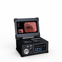Gastroscope et coloscope vétérinaire portable tout-en-un GEIWRE HD-340 avec système d'imagerie vidéo endoscopique vétérinaire pour chien
