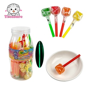 Glow Lollies Fruits aromatisés <span class=keywords><strong>fruit</strong></span>és Bonbons durs Sucre aux fruits Bonbons halal Vente chaude Sucette pour enfants - Product Image 1
