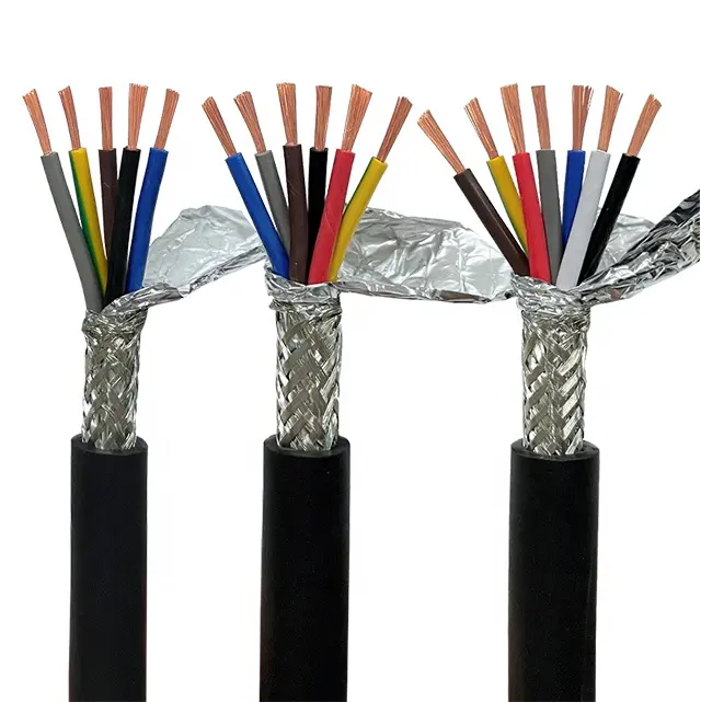 Factory Wholesale Flexible PVC Insulated Shield Cable Signal flexible Cable