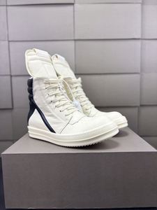 Chaussures montantes sportives à lacets pour hommes Designer OwenS en cuir véritable, plateforme plate, respirantes, tendance, pour le skateboard urbain - Product Image 4