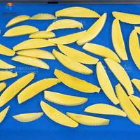 Industriële semi-automatische machine voor het schillen, ontpitten en snijden van verse mango's, 304 roestvrij staal, mango productielijn 1000-2500 stuks/uur