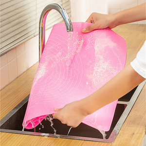<b>Silicone</b> Kneading Mat With Scale Food Grade Non Stick <b>Baking</b> Mat For Kitchen Use - Product Image 4