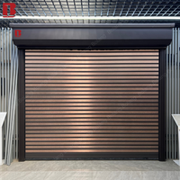 Fournisseur de portes de garage Bolang Luxury Roller Shutter Door en alliage d'aluminium, sur mesure, avec rideau lumineux, détection infrarouge et reconnaissance faciale.