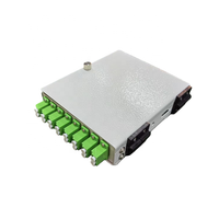 Cajas de terminación de fibra óptica de alta velocidad de 8 fibras LC dúplex/simple, cables metálicos para redes de fibra abierta para uso FTTH, FDF de 4 núcleos