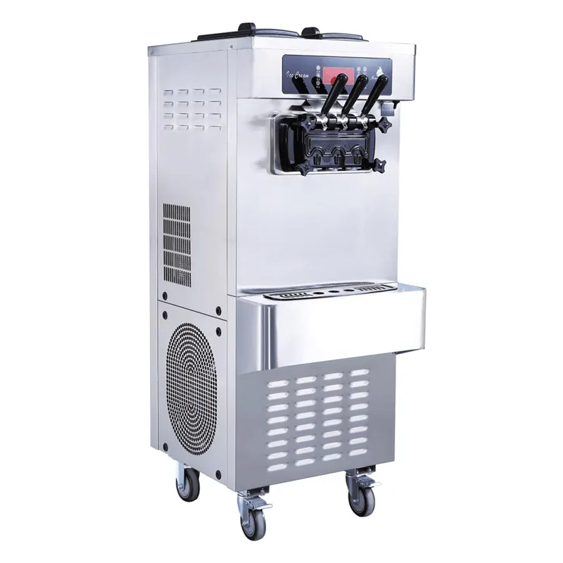 Commercial Ice Cream Machine 3 Flavor Automatic Professional Soft Serve Ice Cream Makers For Business Yogurt Ice Cream Making