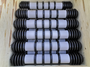 Spiral rulo kendinden hizalamalı sürtünme Trough bant konveyör rulo - Product Image 6