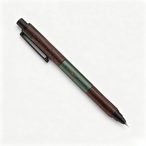 ดินสอกดอัตโนมัติ Uni Kurutoga Wood Metal Series ขนาด 0.5 มม. พร้อมแกนหมุนไส้ดินสอ ด้ามจับโลหะคุณภาพสูง ผลิตในญี่ปุ่น - Product Image 1