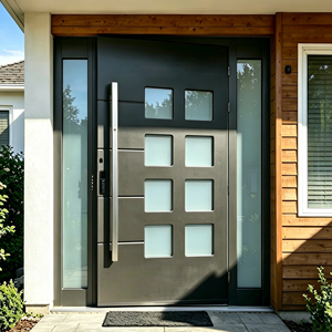 Portes <span class=keywords><strong>d</strong></span>'<span class=keywords><strong>entrée</strong></span> principales de sécurité pour maison, villa, résidence, extérieur, en fer, métal, acier, aluminium, verre, <span class=keywords><strong>moins</strong></span> chères - Product Image 4