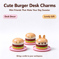 Jouet anti-stress géant en forme de hamburger - 19,5 cm 550 g Jouet sensoriel
