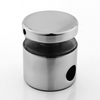 Accesorios de pasamanos de acero inoxidable gran oferta en Perú para conector de vidrio a pasamanos para soporte de balaustrada de balcón