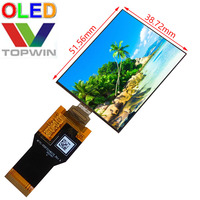 Topwin écran OLED 2.4 pouces 2.4 ''résolution 450X600 AM panneau d'affichage OLED Interface MIPI 2.4'' pouces montre intelligente