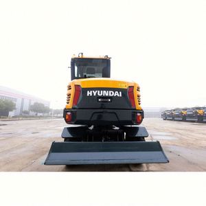 New Hyundai HW60ECO Wheeled Excavator 6 Ton Compact Mobile Digger Yanmar Engine Fuel Efficient Urban Construction Machine Ready - Product Image 3