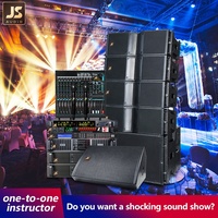 Sistema de Sonido Profesional para Conciertos y Eventos, Altavoces Line Array Duales de 10 Pulgadas para Escenarios, Bodas y Banquetes