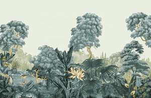 YKWS 020 Thiết Kế Hiện Đại Tường Giấy Bức Tranh Tường 3D Cây Lá Thiên Nhiên Hình Nền Bức Tranh Tường Cho Bảng Điều Khiển - Product Image 5