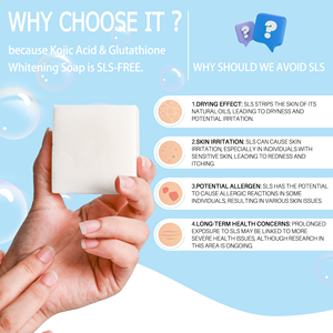 Tùy Chỉnh Hand Made Xà Phòng Tự Nhiên Glutathione Đốm Tối Tẩy Trắng Xà Phòng Hữu Cơ Kojic Axit Làm Trắng Gluta Tắm Xà Phòng - Product Image 5