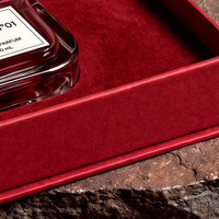 Coffret Cadeau Premium Rouge Personnalisé pour Eau de Toilette et Boîte Magnétique pour Parfum avec Boîte en Papier Parfumée et Emballage de Parfum