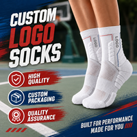 Chaussettes de sport en coton avec logo personnalisé, design gratuit, chaussettes de course, d'entraînement, de tennis, unisexes, chaussettes de sport en tricot, chaussettes de basketball
