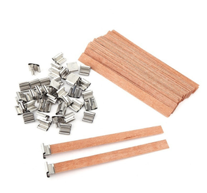 <span class=keywords><strong>Mèche</strong></span> en bois <span class=keywords><strong>de</strong></span> <span class=keywords><strong>bougie</strong></span> parfumée en bois crépitant pour la fabrication <span class=keywords><strong>de</strong></span> bougies avec porte-<span class=keywords><strong>mèche</strong></span> - Product Image 2