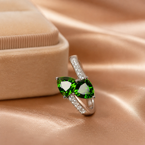 Bague Triangle Élégante et Luxueuse pour Femme, Bijou d'Index Tendance - Product Image 5